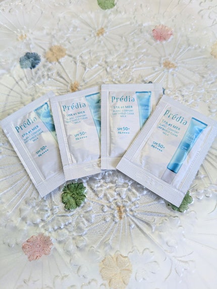 Prédia スパ・エ・メール ブラン コンフォール デイシールド クリア ミルクのクチコミ「Prédia スパ・エ・メール ブラン コンフォール デイシールド クリア ミルク #サンプル.....」(1枚目)