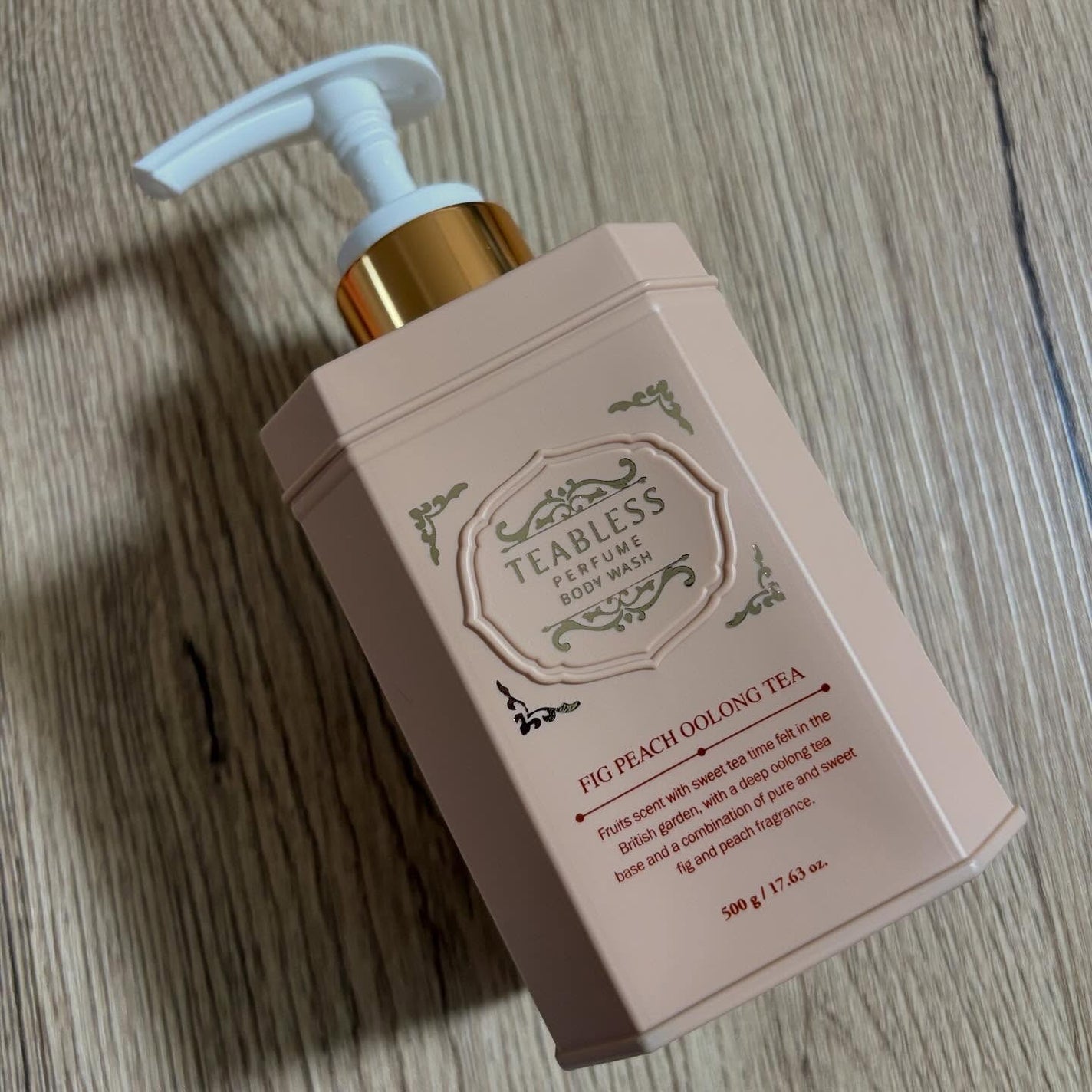 パフュームボディウォッシュ フィグピーチウーロンティー/TEABLESS/ボディソープを使ったクチコミ(2枚目)