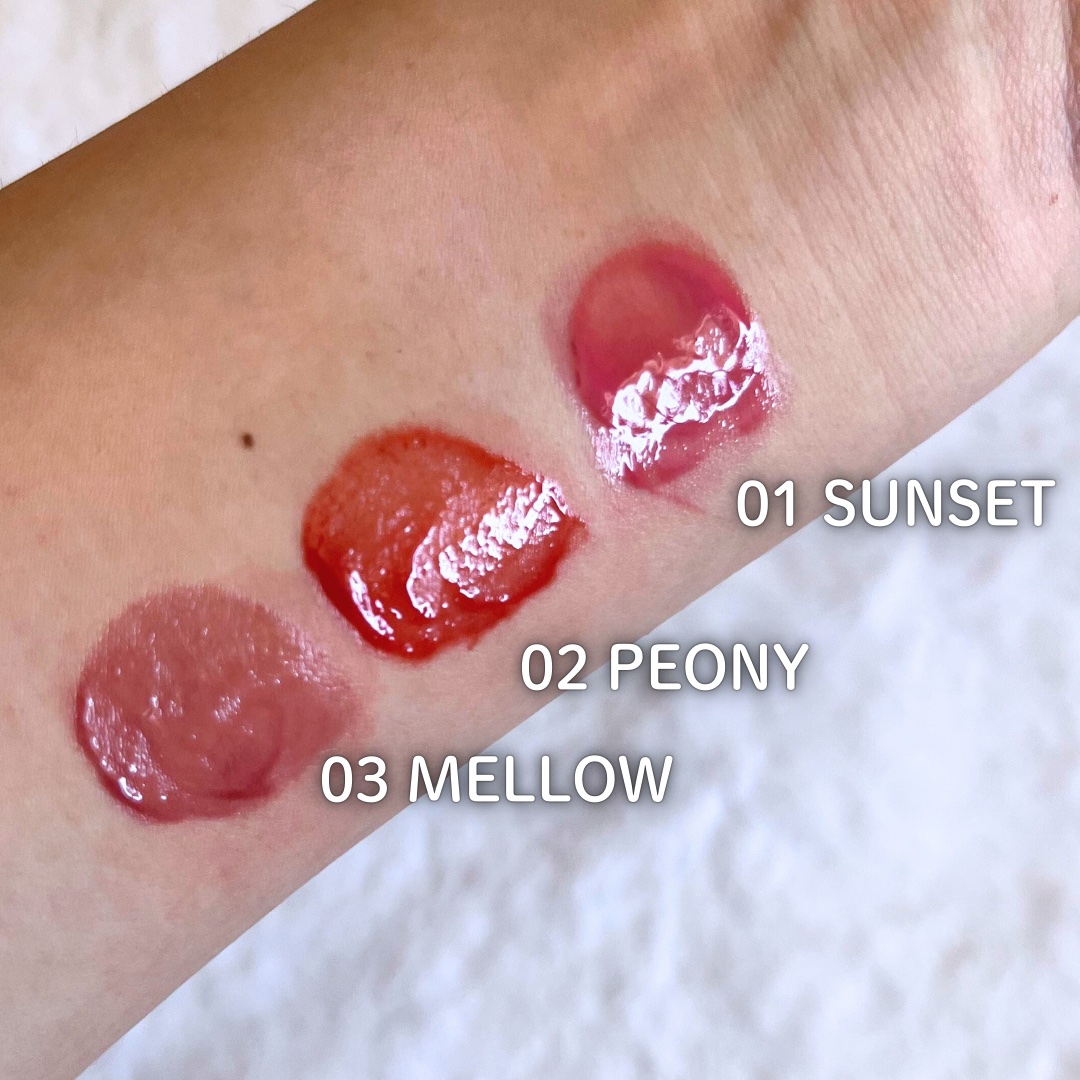 Arti Spread Color Balm #02 Peony/SON&PARK/リップグロスを使ったクチコミ（3枚目）