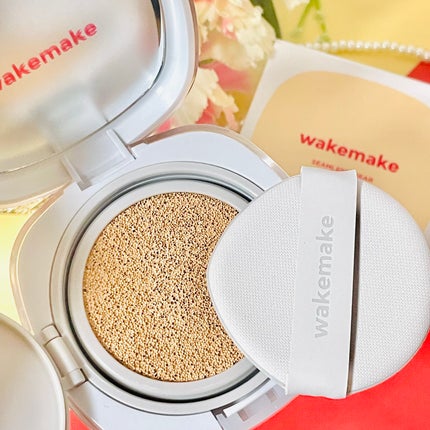 シームレスウェアクッション/wakemake/クッションファンデーションを使ったクチコミ(4枚目)