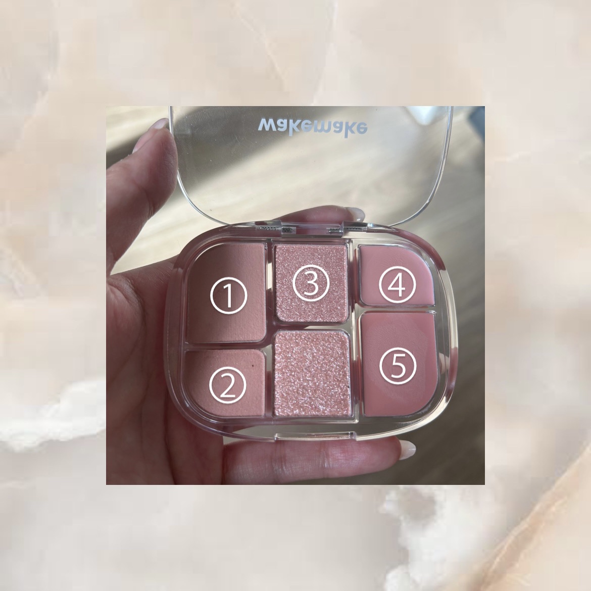 ソフトシアーマルチパレット/wakemake/アイシャドウパレットを使ったクチコミ（2枚目）