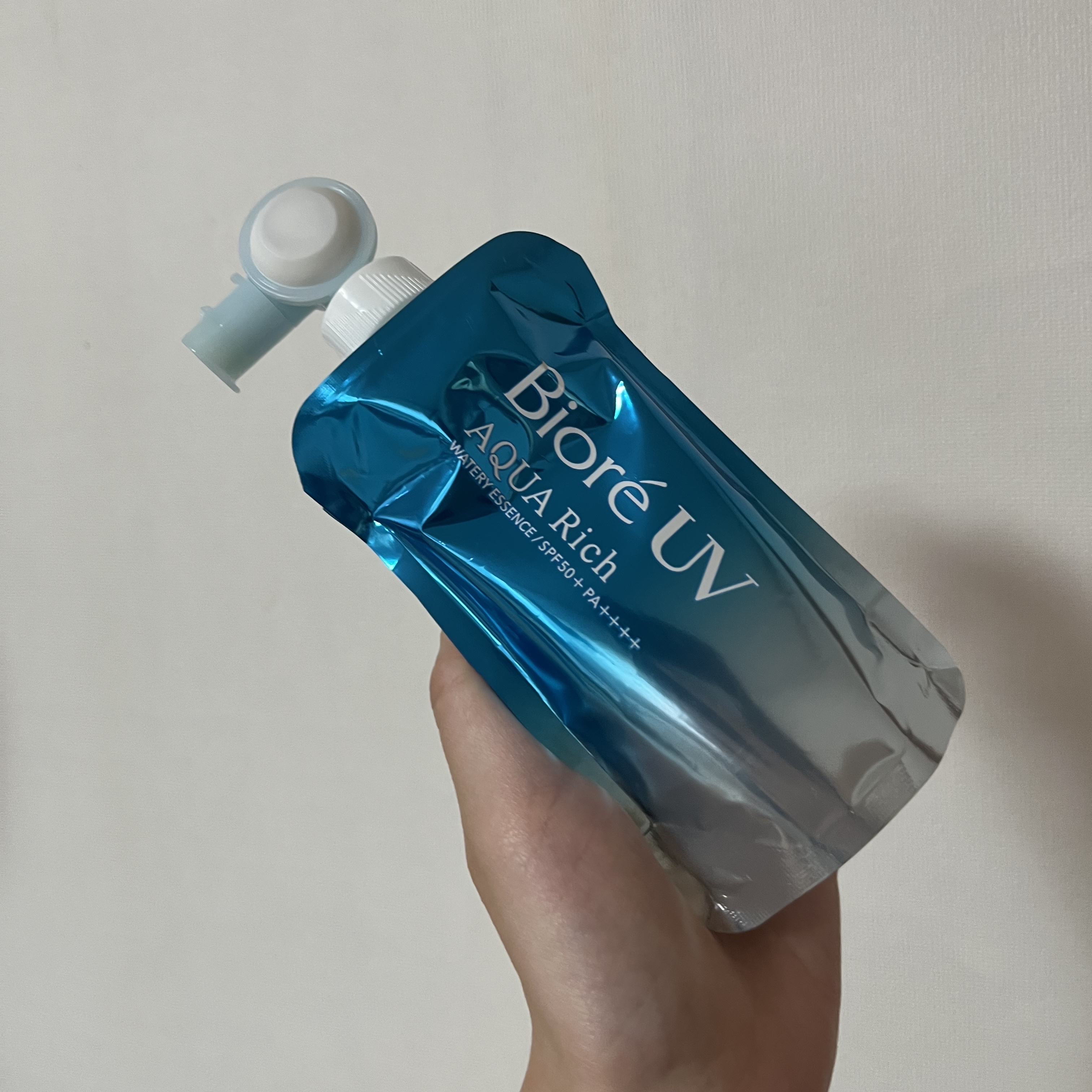 アクアリッチ　フレッシュパウチ フレッシュパウチ/ビオレ/日焼け止めローションを使ったクチコミ（1枚目）