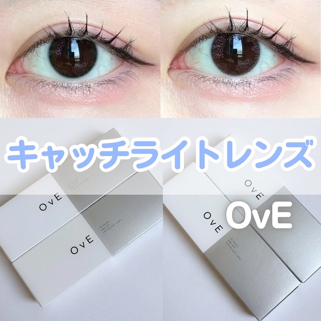 みん/韓国コスメ on LIPS 「キャッチライトで、瞳にふわっと透明感今回使ったのは、OVEの人..」(1枚目)