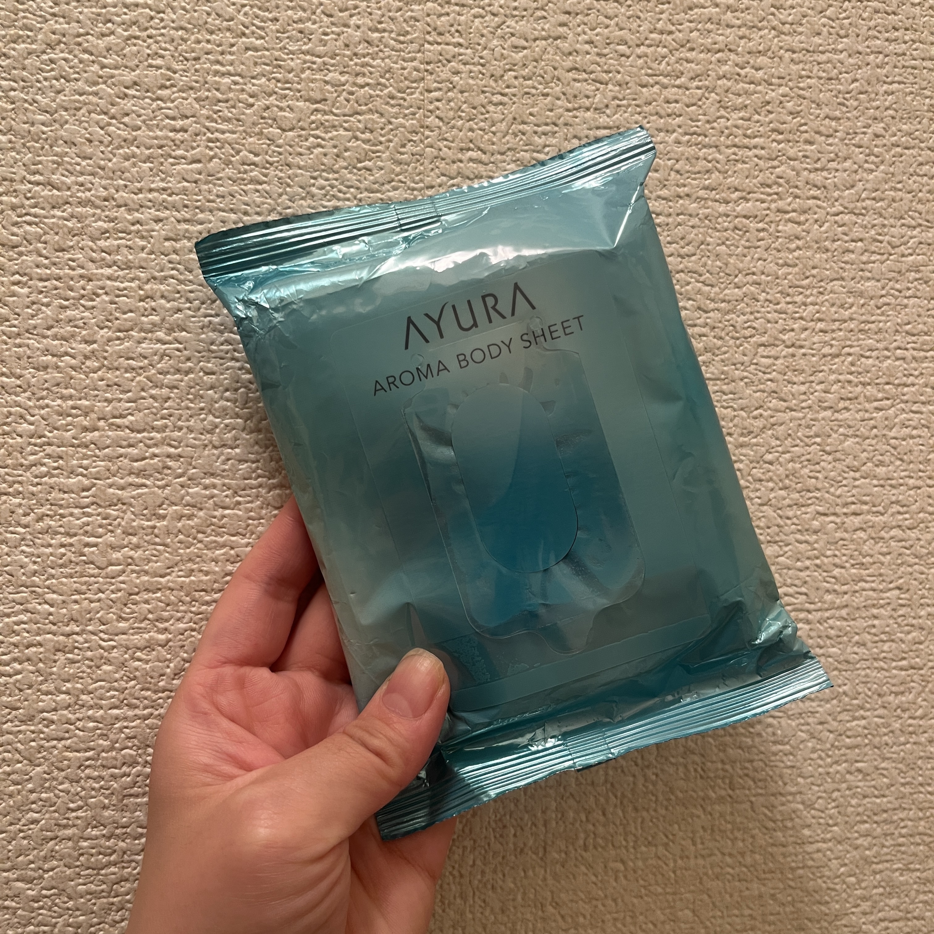 アロマボディシート 15枚入/AYURA/ボディシートを使ったクチコミ（1枚目）