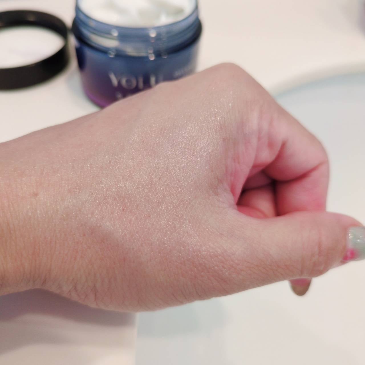 ヨル スキン オーバーナイトクリーム モイスト/YOLU/フェイスクリームを使ったクチコミ(5枚目)