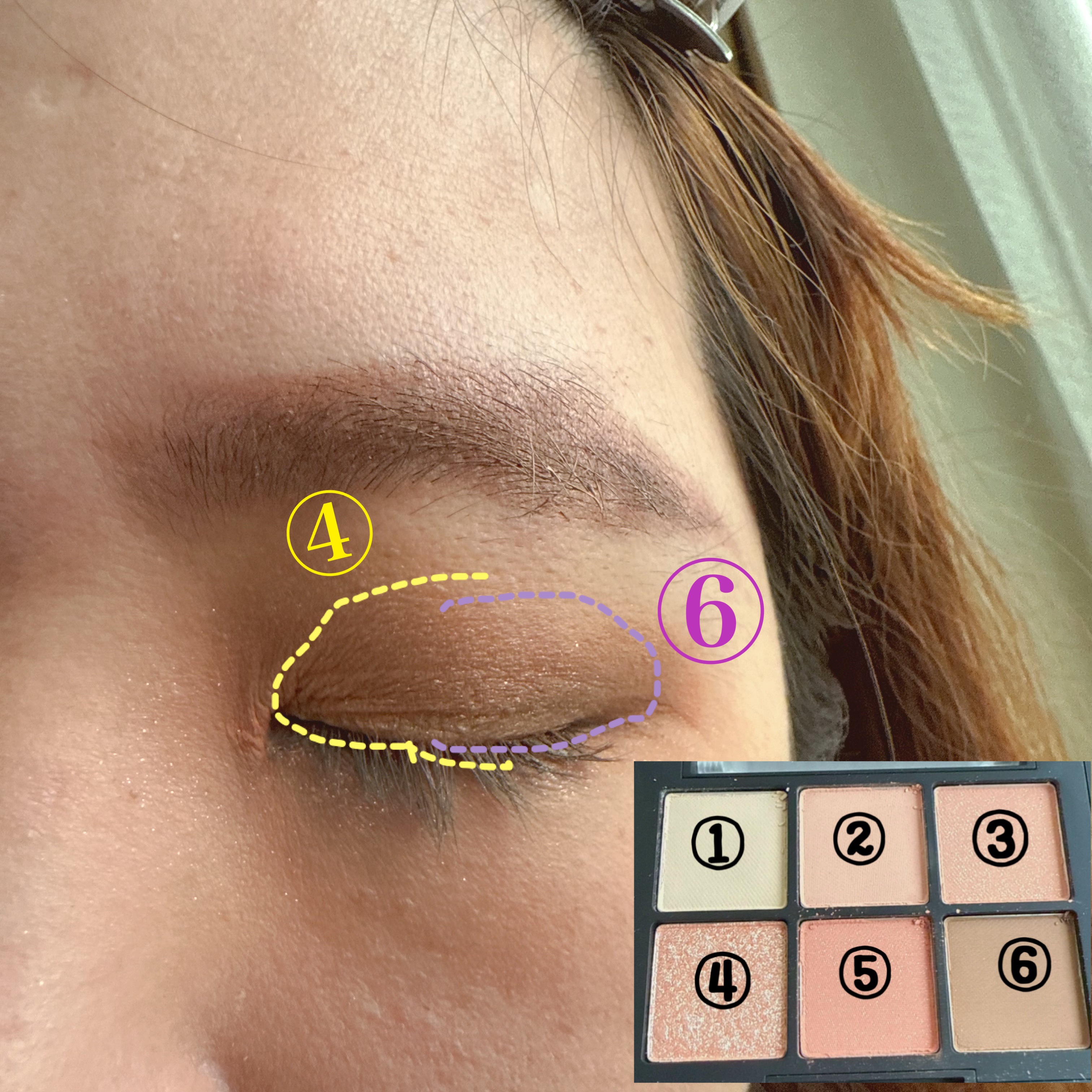 ブラーフィニシュシャドウパレット/Dinto/アイシャドウパレットを使ったクチコミ（3枚目）