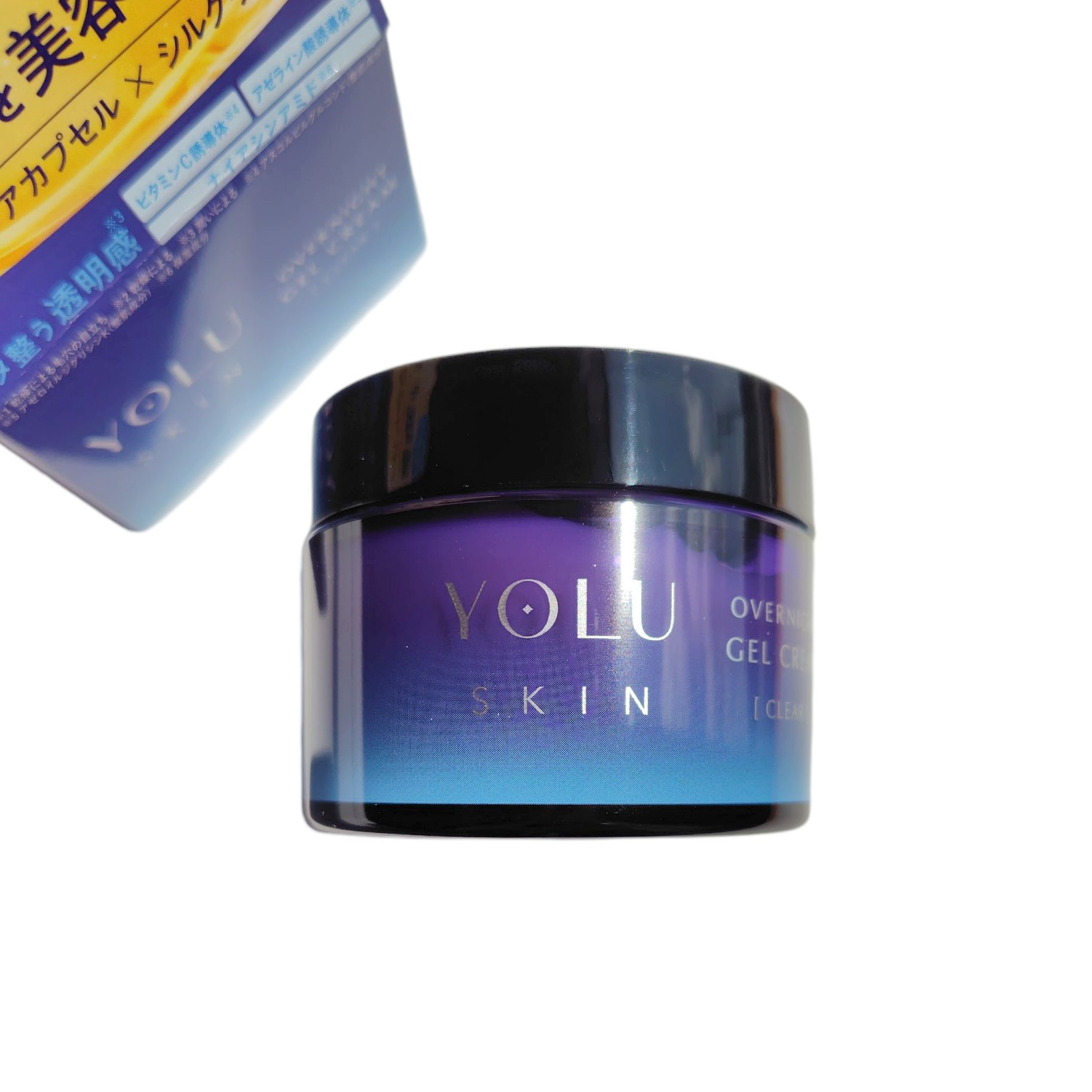 ヨル スキン オーバーナイトジェルクリーム クリア/YOLU/フェイスクリームを使ったクチコミ（1枚目）