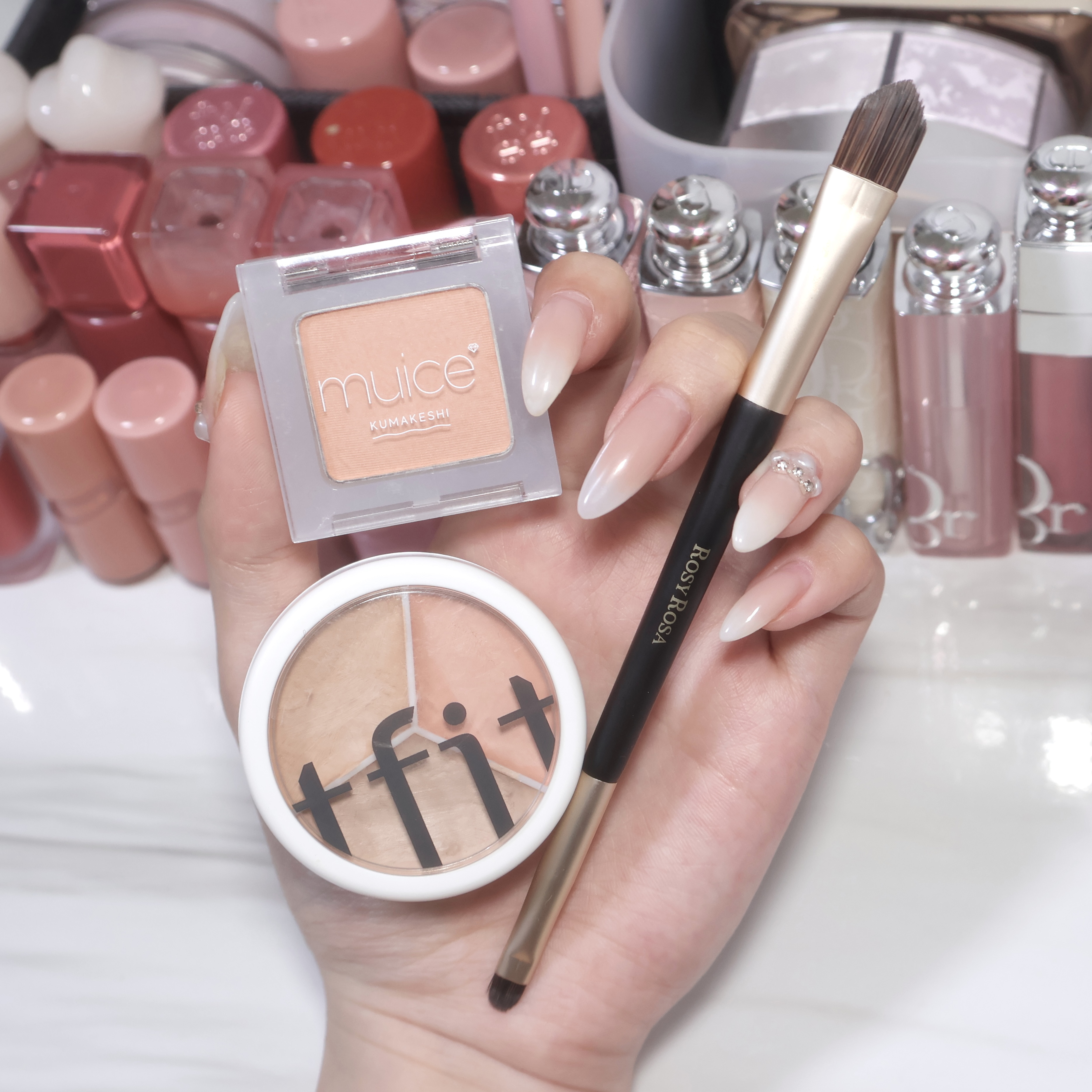 ダブルエンドコンシーラーブラシ/ロージーローザ/メイクブラシを使ったクチコミ（1枚目）