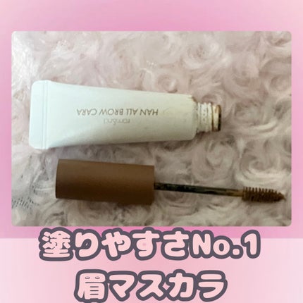 ハンオールブロウカラ 04 メリーブロンディー(MERRY BLONDY)/rom&nd/眉マスカラを使ったクチコミ(1枚目)