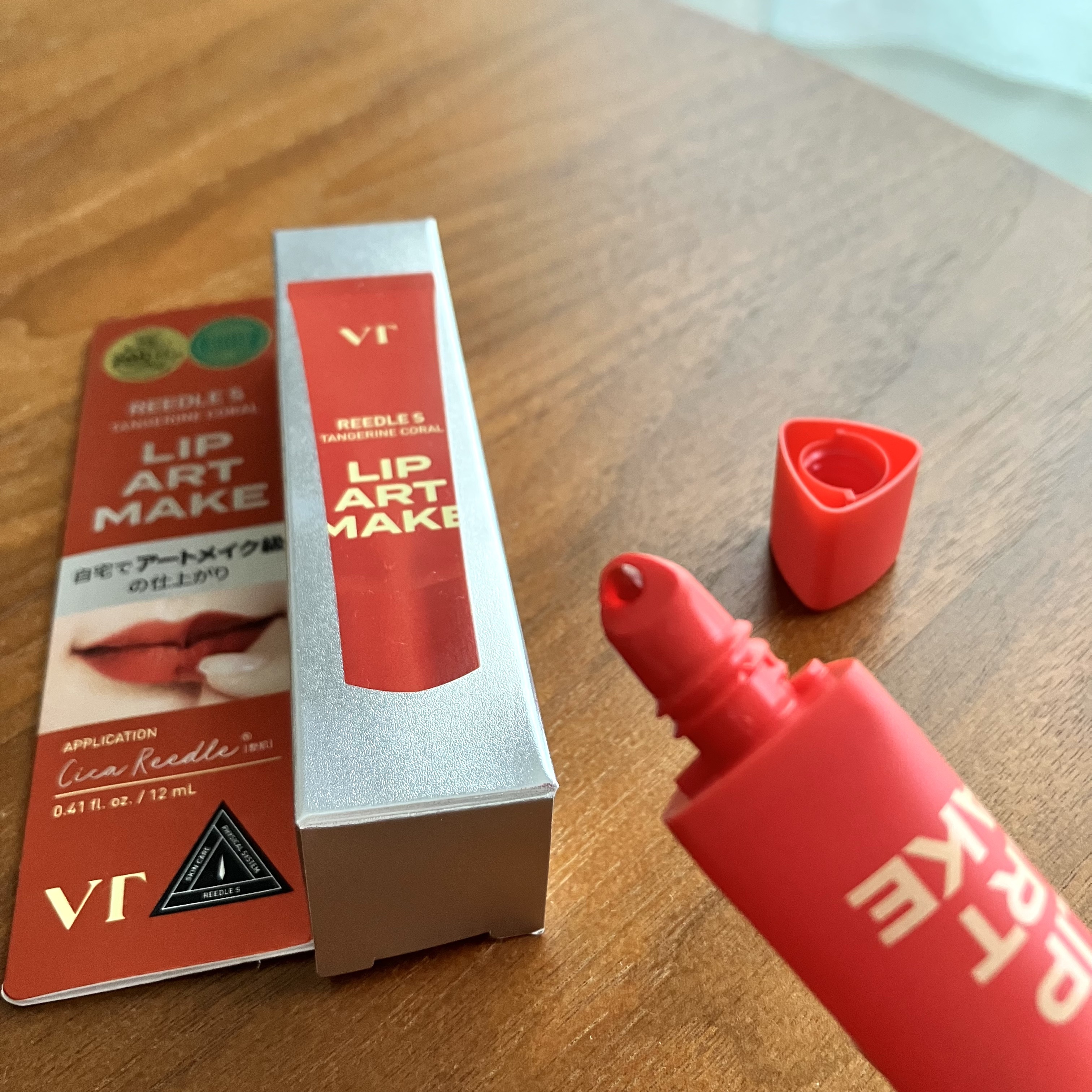リップアートメイク タンジェリンコーラル/VT/口紅を使ったクチコミ（2枚目）