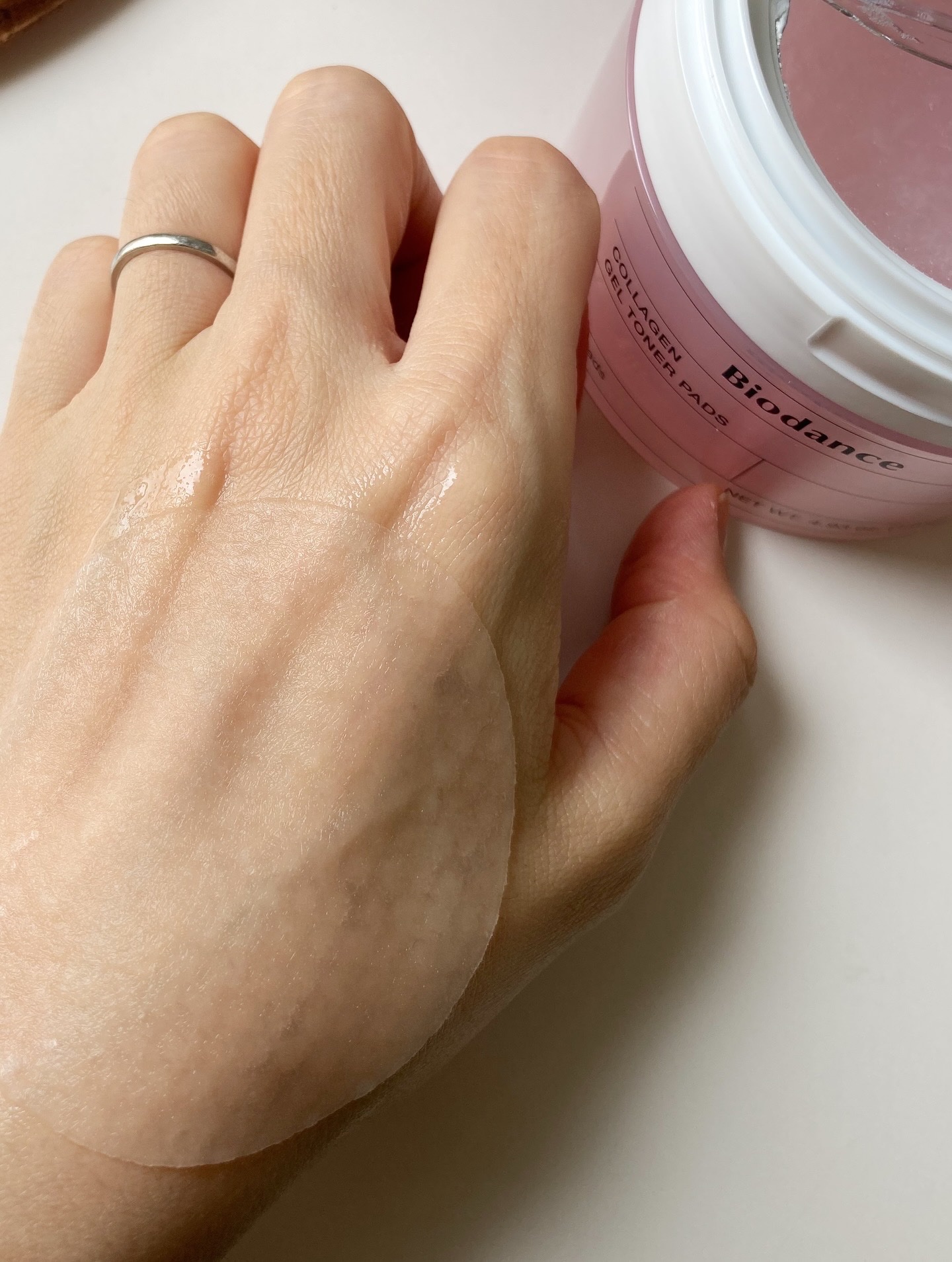 コラーゲンゲルトナーパッド/Biodance/トナーパッドを使ったクチコミ（3枚目）