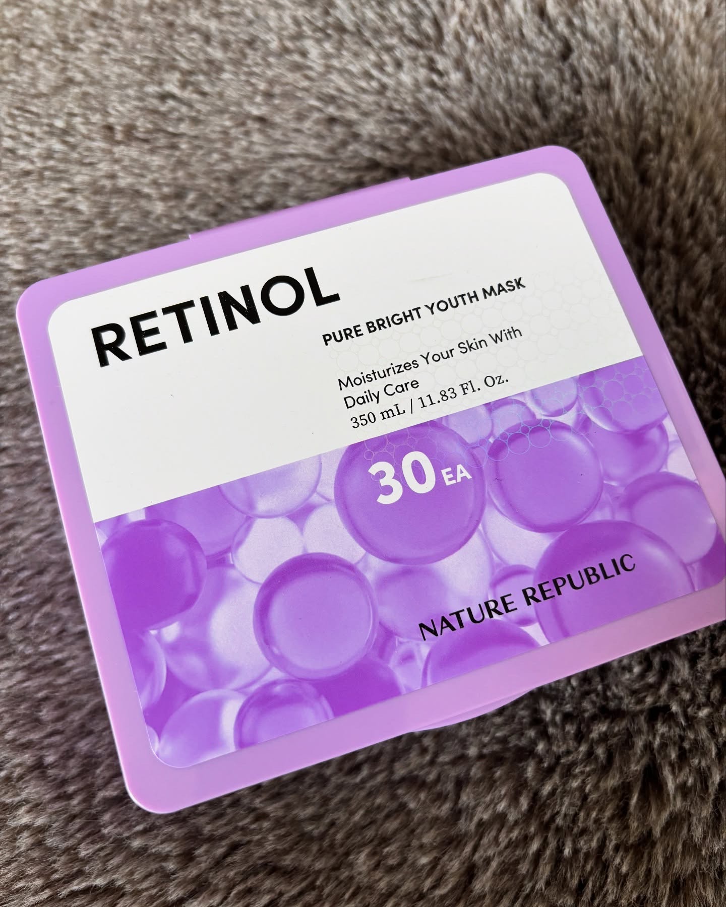 レチノールピュアブライトユースマスク30枚入/ネイチャーリパブリック/シートマスク・パックを使ったクチコミ（1枚目）