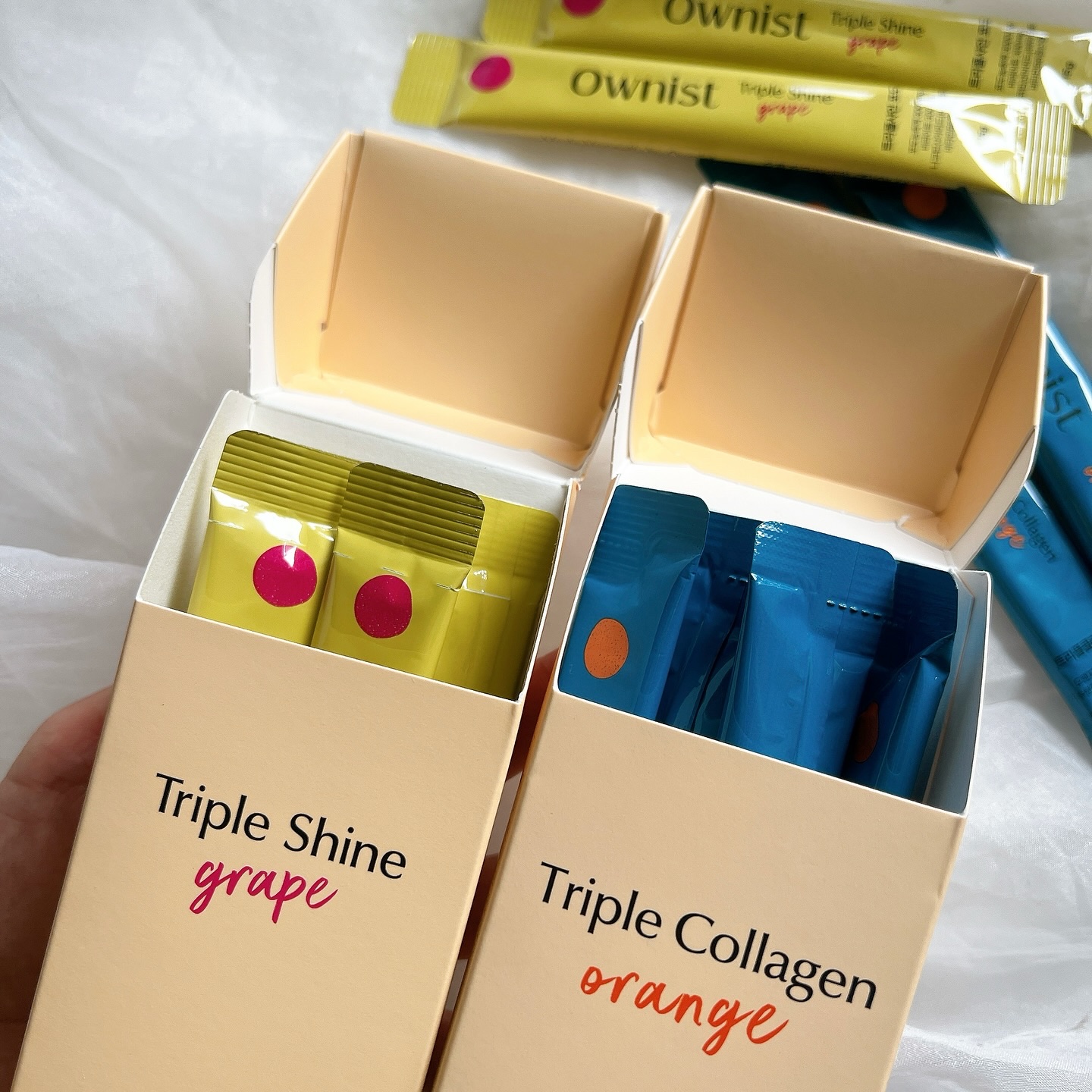 トリプルコラーゲン オレンジ/Ownist/美容サプリメントを使ったクチコミ（2枚目）