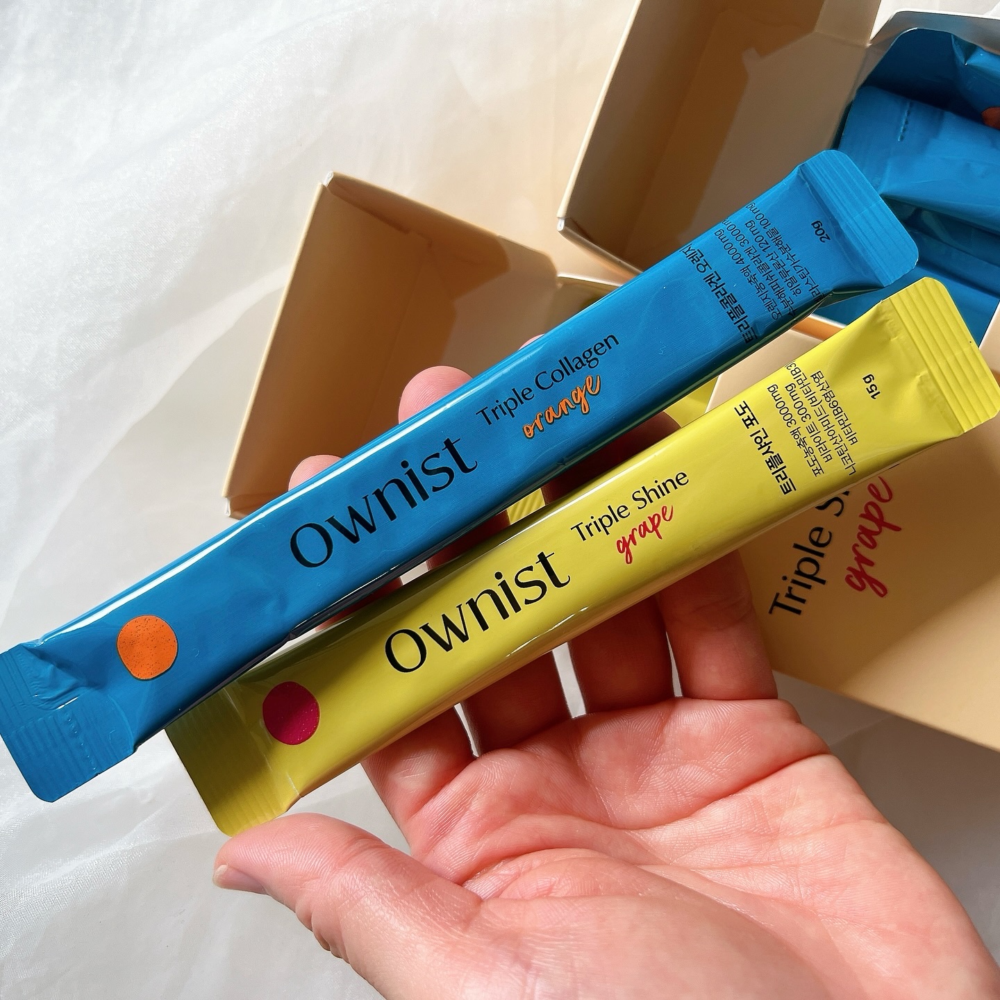 トリプルコラーゲン オレンジ/Ownist/美容サプリメントを使ったクチコミ（3枚目）