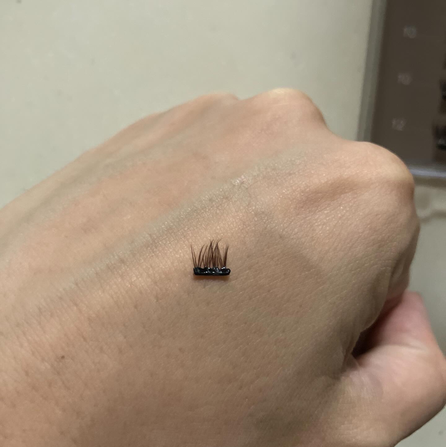 1秒まつエク ナチュラルタイプ ブラウン（8-12mm）/Miss eye d'or/つけまつげを使ったクチコミ（3枚目）