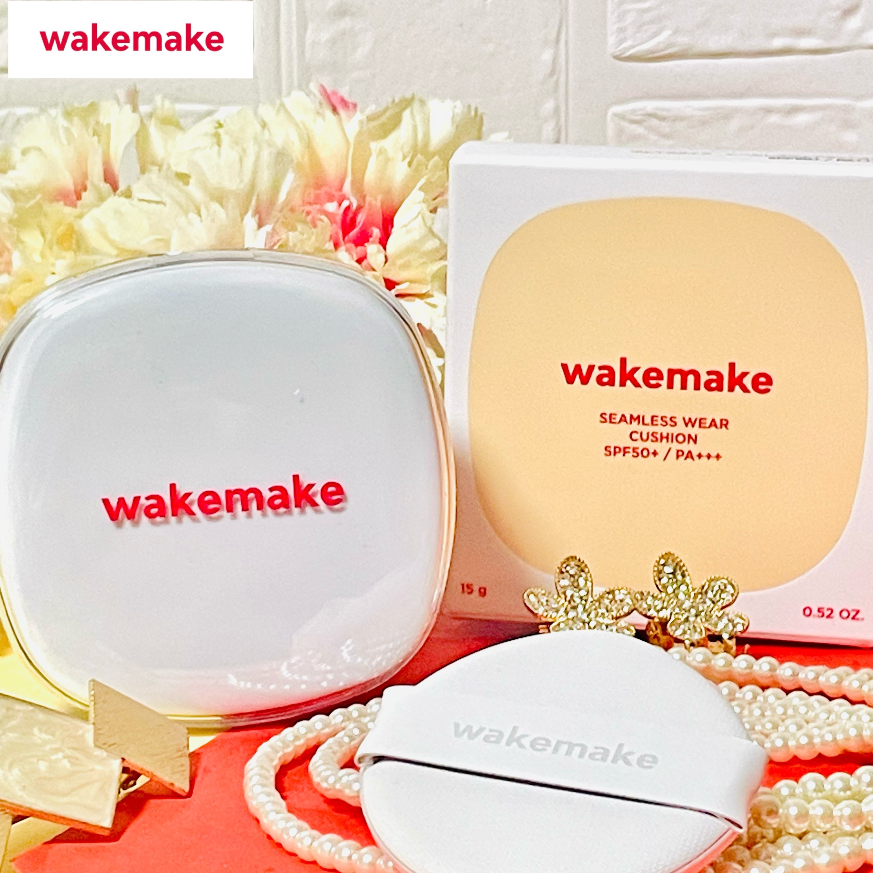 シームレスウェアクッション/wakemake/クッションファンデーションを使ったクチコミ（2枚目）