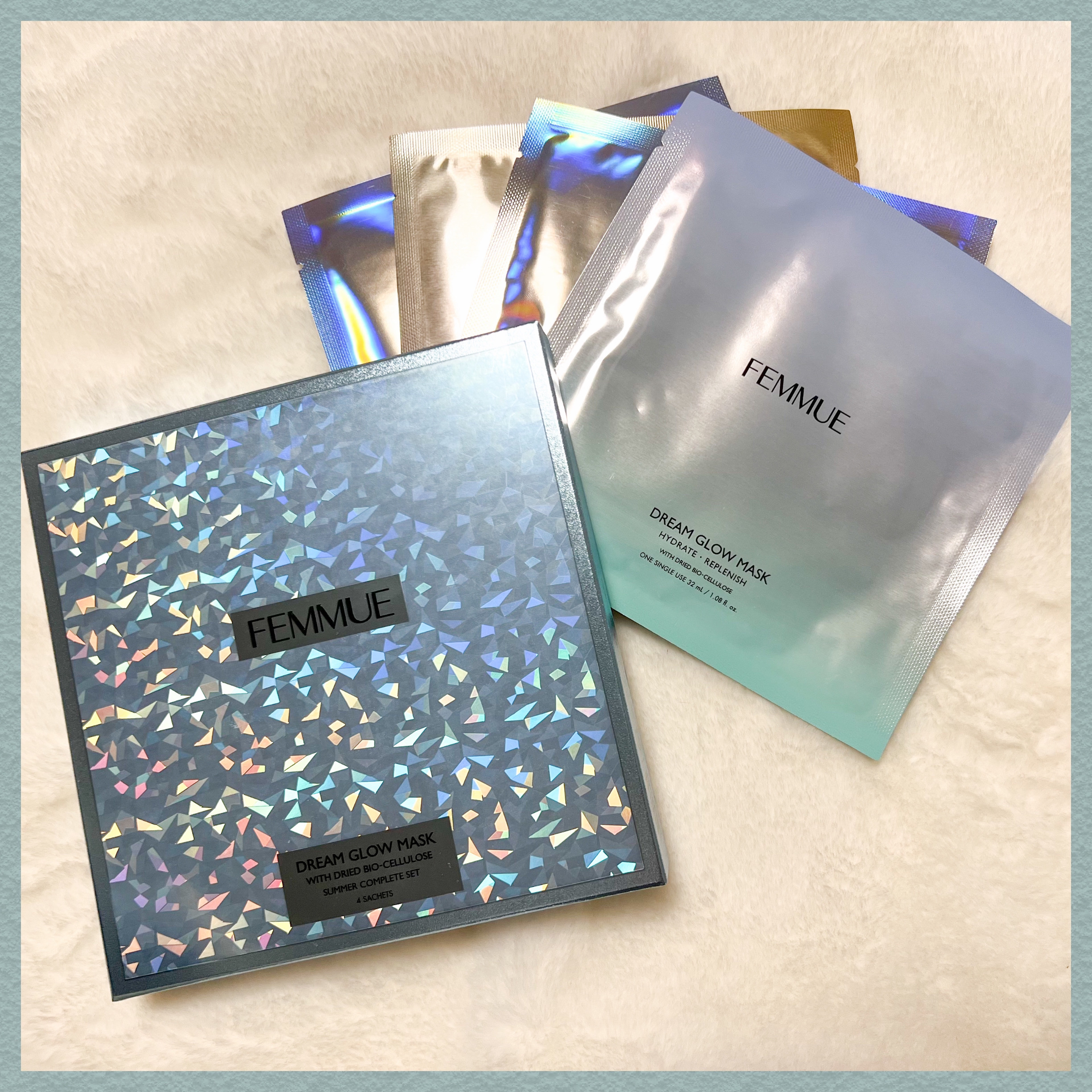 ドリームグロウマスク サマーコンプリートセット 2025 ［シートマスク］/FEMMUE/その他キットセットを使ったクチコミ（2枚目）