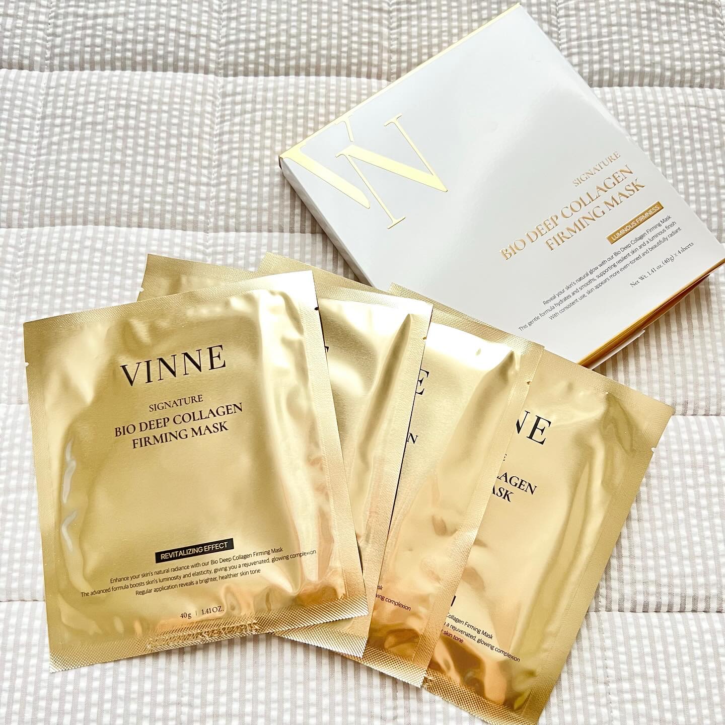 シグニチャーバイオディープコラーゲンファーミングマスク/VINNE /シートマスク・パックを使ったクチコミ（1枚目）