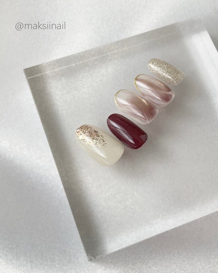 桜マグネット/ネイル工房/ジェルネイルを使ったクチコミ(4枚目)