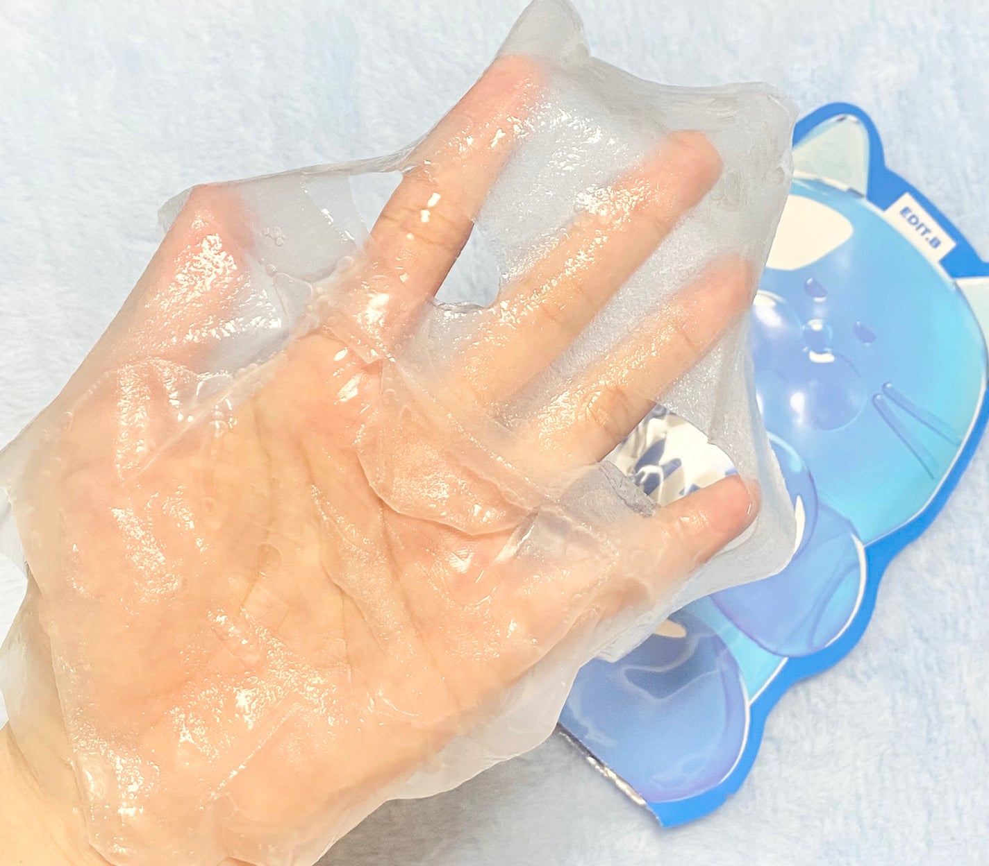 ウォータープルグミマスク/EDIT.B/シートマスク・パックを使ったクチコミ(4枚目)