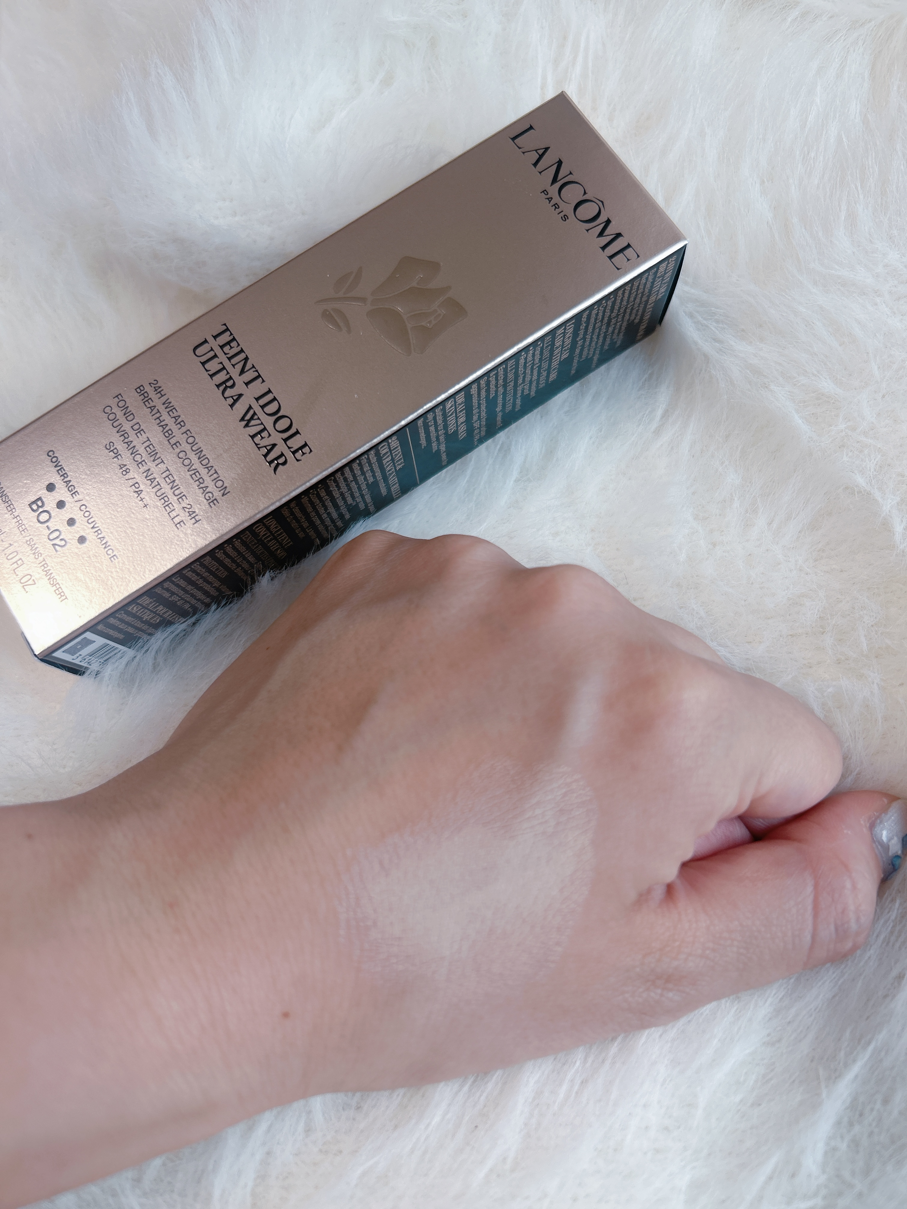 タンイドル ウルトラ ウェア リキッド N/LANCOME/リキッドファンデーションを使ったクチコミ（2枚目）