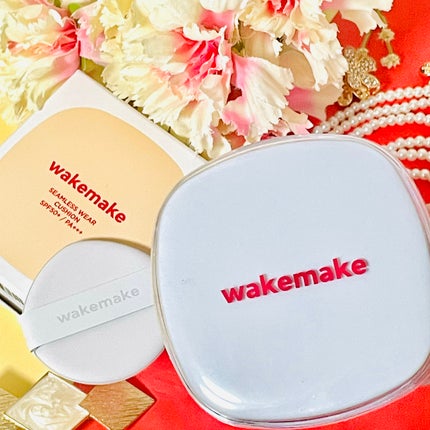 シームレスウェアクッション/wakemake/クッションファンデーションを使ったクチコミ(3枚目)