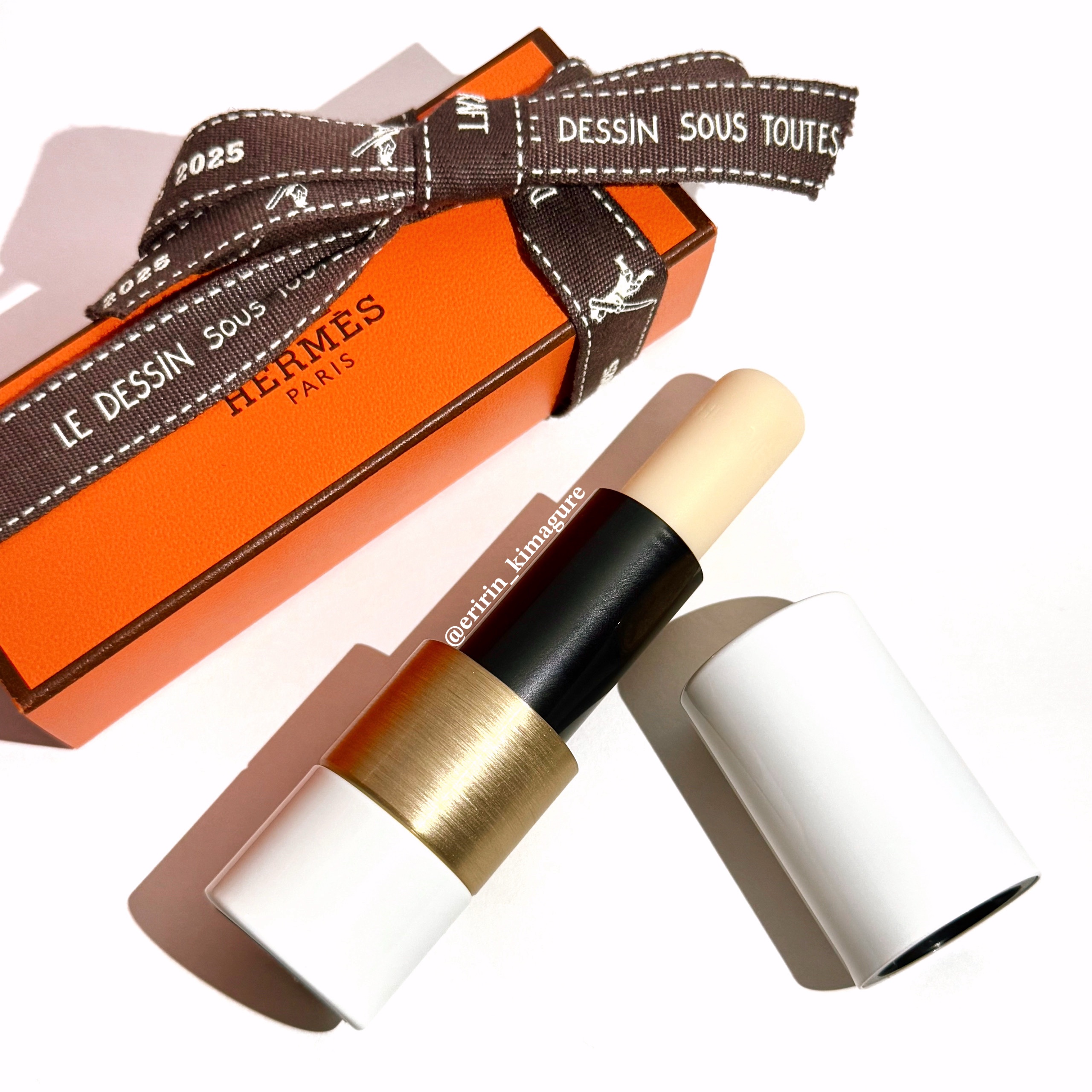 ルージュ エルメス ボーム ドゥ ソワン プール レ レーヴル/エルメス/リップバームを使ったクチコミ（2枚目）