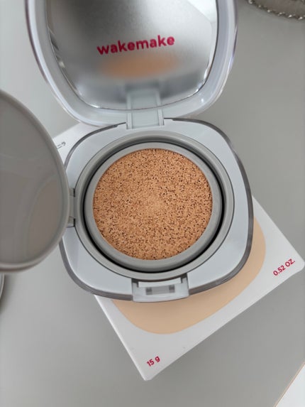 シームレスウェアクッション/wakemake/クッションファンデーションを使ったクチコミ(2枚目)