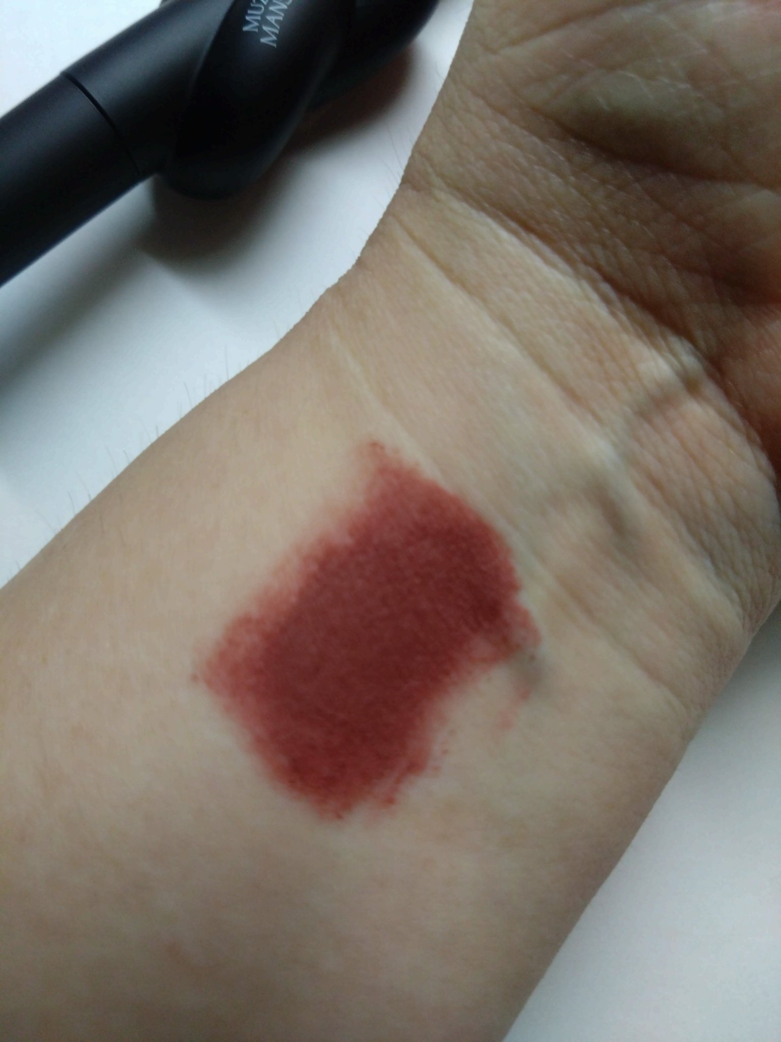 タイアップカバーティント 06 COLDISH MAUVE/MUZIGAE MANSION/リップティントを使ったクチコミ（2枚目）