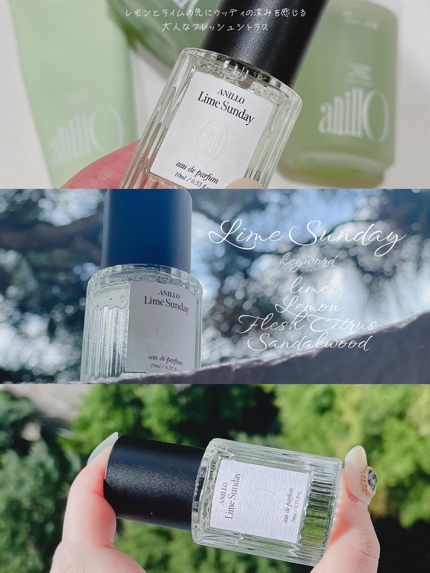 オードパルファム Lime Sunday/ANILLO/香水(レディース)を使ったクチコミ(3枚目)