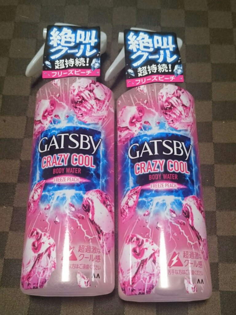 クレイジークール ボディウォーター フリーズピーチ/ギャツビー/ボディローションを使ったクチコミ（1枚目）