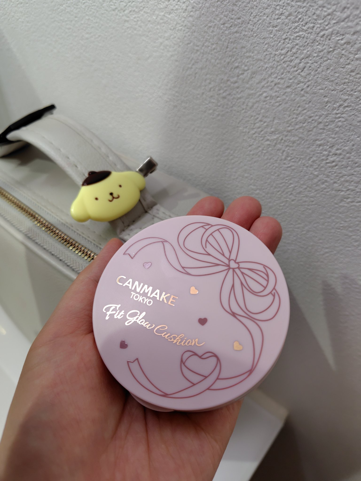 フィットグロウクッション 03 ピンクナチュラル/キャンメイク/クッションファンデーションを使ったクチコミ（1枚目）