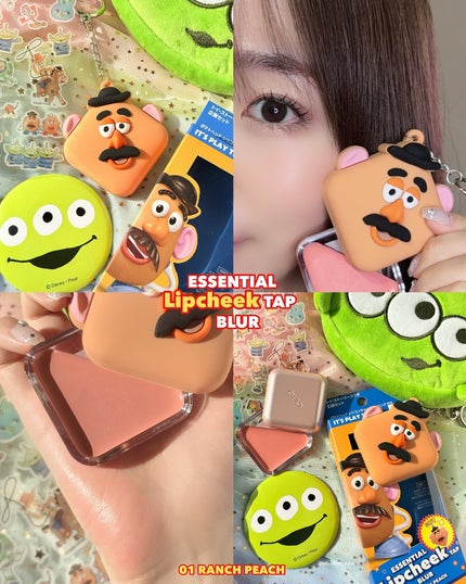 エッセンシャルリップチークタップブラー/CLIO/ジェル・クリームチークを使ったクチコミ(4枚目)