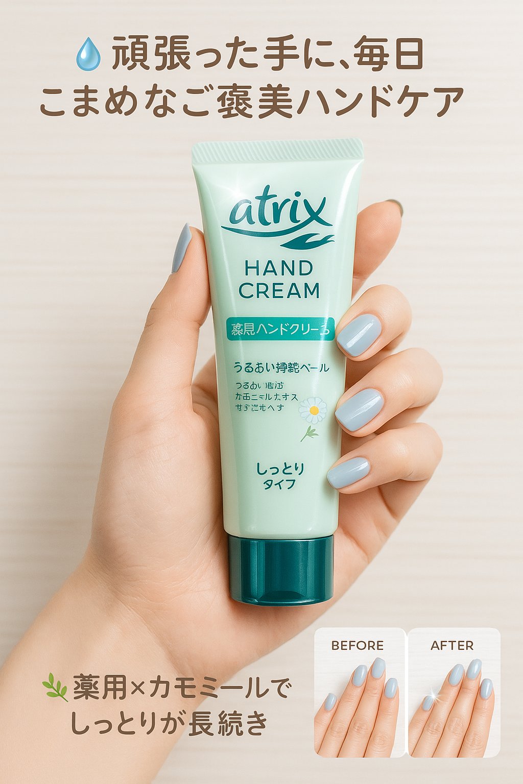 薬用ハンドクリーム しっとりタイプ/アトリックス/ハンドクリームを使ったクチコミ（1枚目）