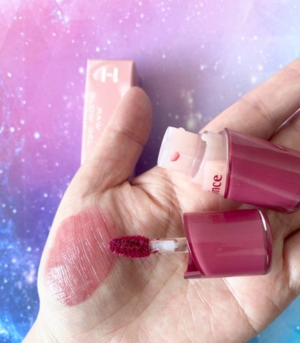 ロウグロウジェルティント R007 チル(ミニ)/hince/リップティントを使ったクチコミ(2枚目)