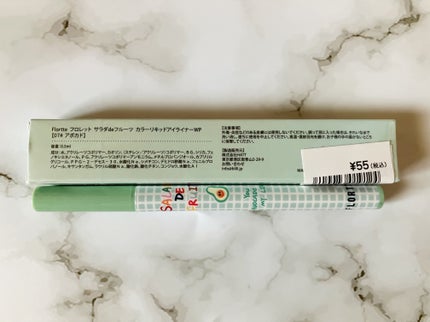 サラダdeフルーツカラーリキッドアイライナーWP/FLORTTE/リキッドアイライナーを使ったクチコミ(2枚目)