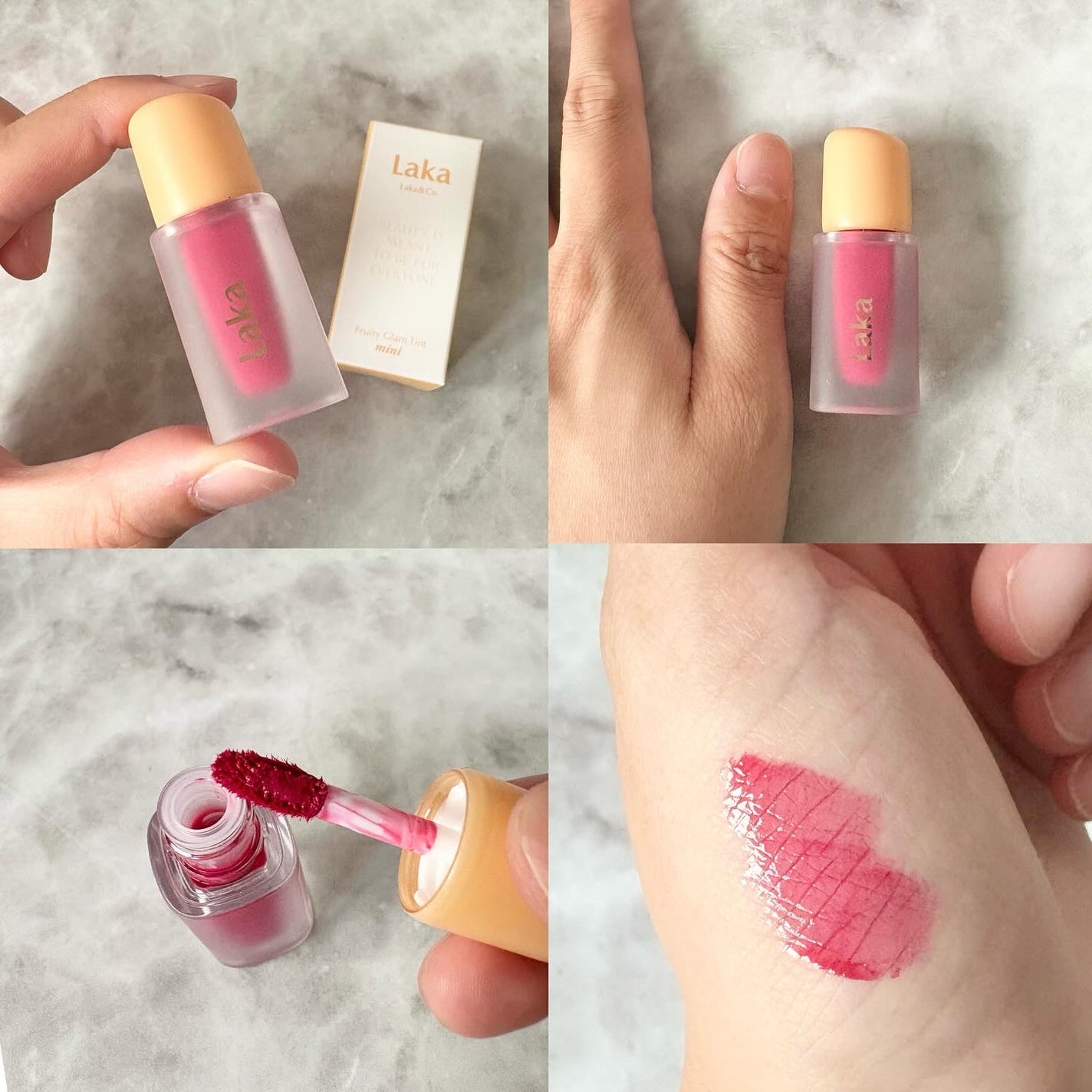 フルーティグラムティントミニ/Laka/口紅を使ったクチコミ(2枚目)