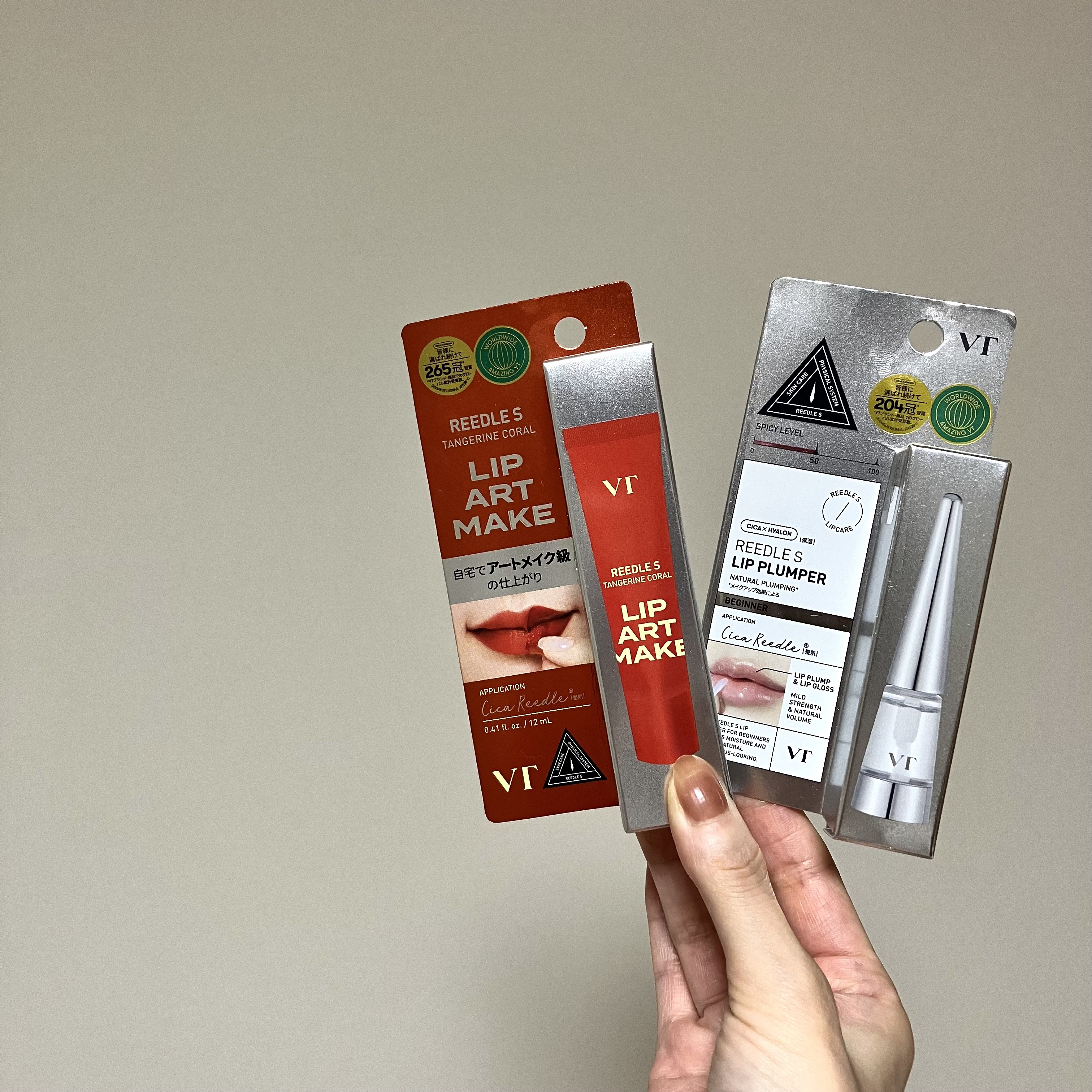 リップアートメイク タンジェリンコーラル/VT/口紅を使ったクチコミ（1枚目）