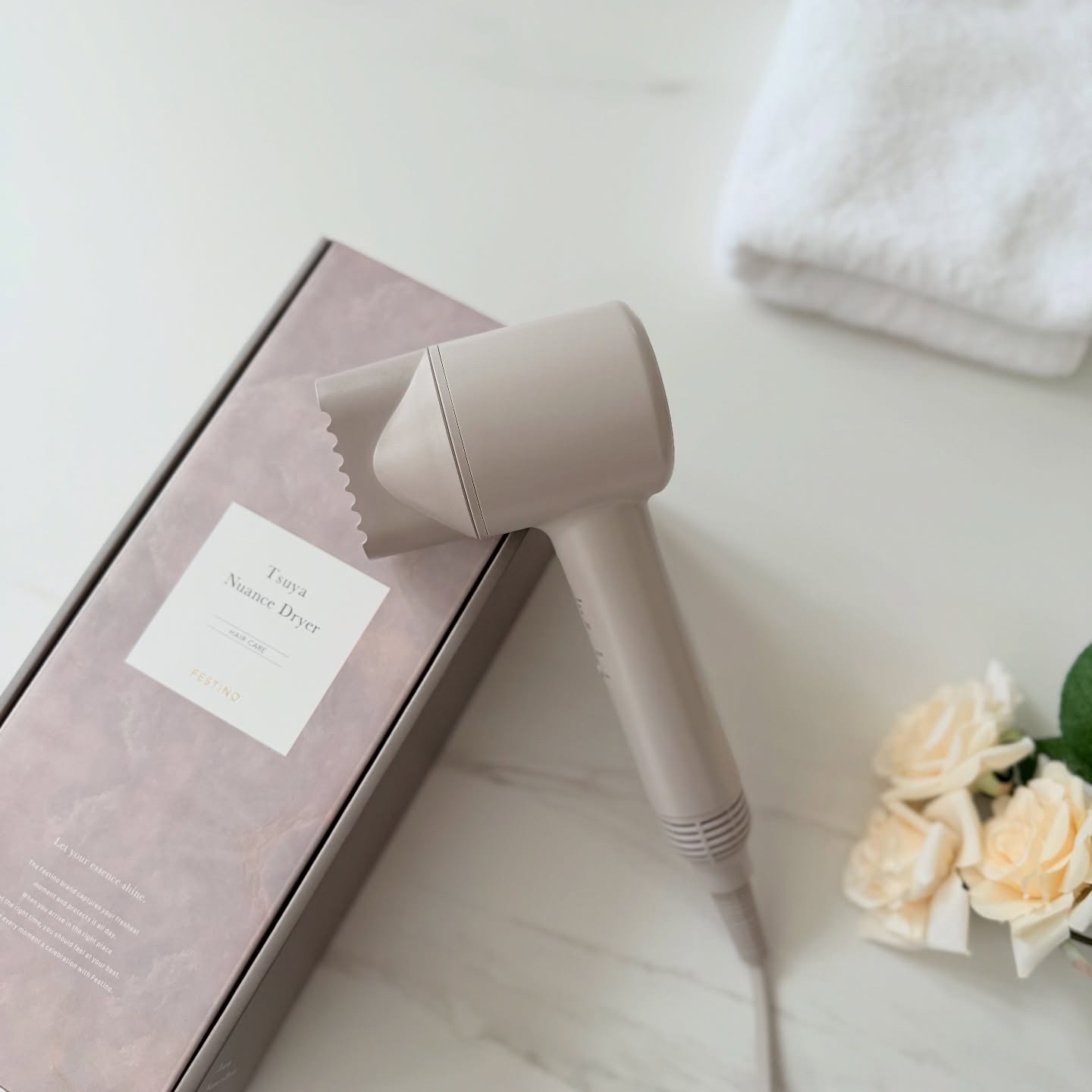 FESTINO ツヤニュアンスドライヤーのクチコミ「⁡
フェスティノさまからいただきました
───────────────── 
⁡
▫️ フェス.....」（1枚目）