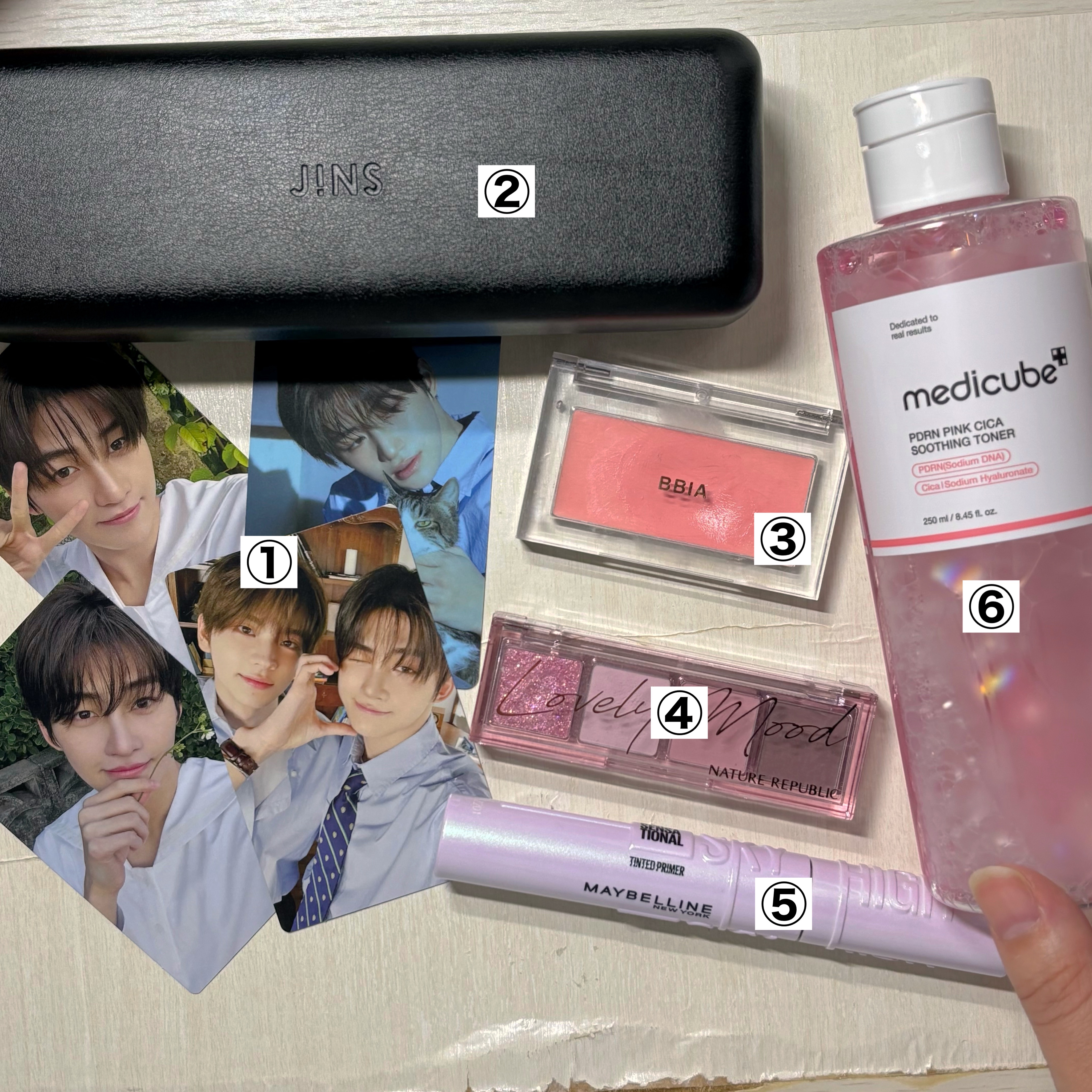 デイリーベーシックパレット クールピンク/ネイチャーリパブリック/アイシャドウパレットを使ったクチコミ（2枚目）