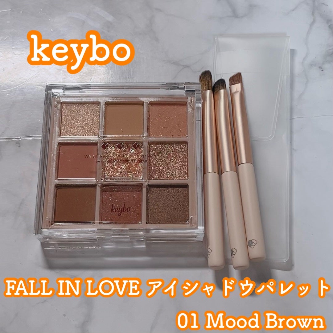 KEYBO FALL IN LOVE SHADOW PALETTE/keybo/アイシャドウパレットを使ったクチコミ(1枚目)