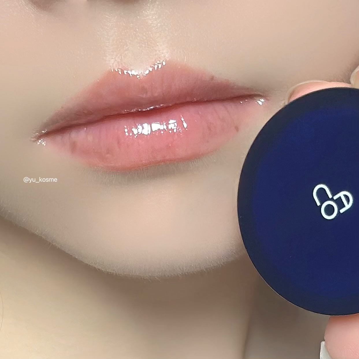 GLOWY TINT BALM/AOU/リップグロスを使ったクチコミ（3枚目）