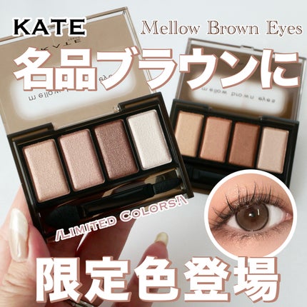 ケイト メロウブラウンアイズ/KATE/アイシャドウパレットを使ったクチコミ(1枚目)