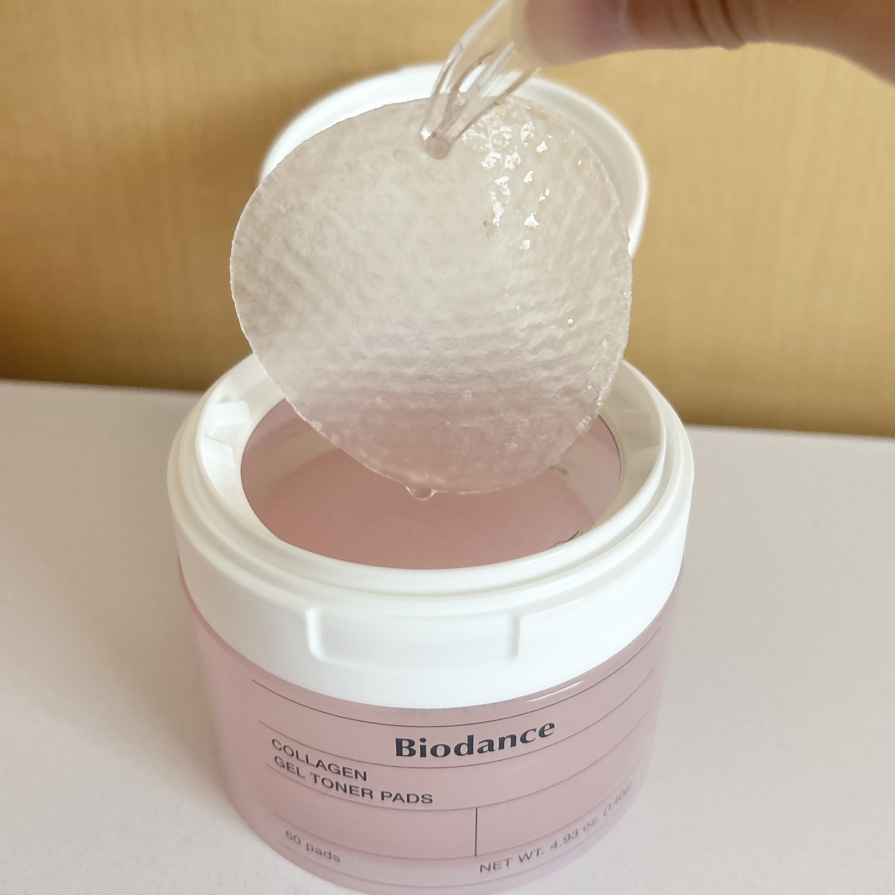 コラーゲンゲルトナーパッド/Biodance/トナーパッドを使ったクチコミ（2枚目）