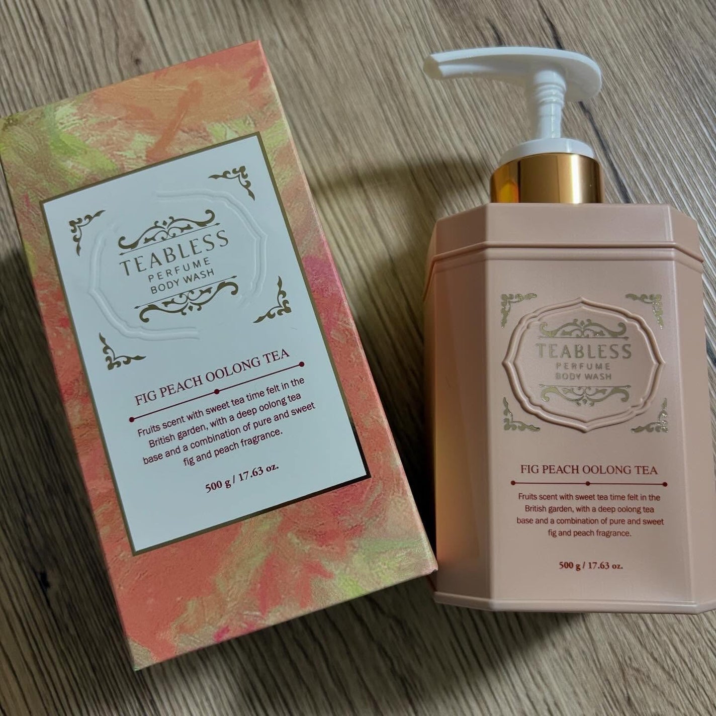 パフュームボディウォッシュ フィグピーチウーロンティー/TEABLESS/ボディソープを使ったクチコミ(3枚目)
