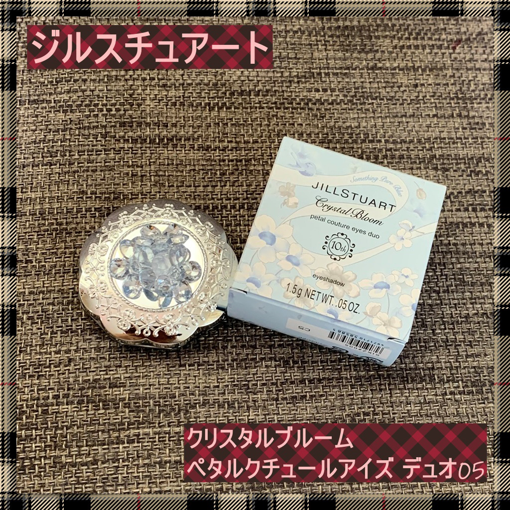ジルスチュアート クリスタルブルーム ペタルクチュールアイズ デュオ/JILL STUART/アイシャドウパレットを使ったクチコミ（1枚目）