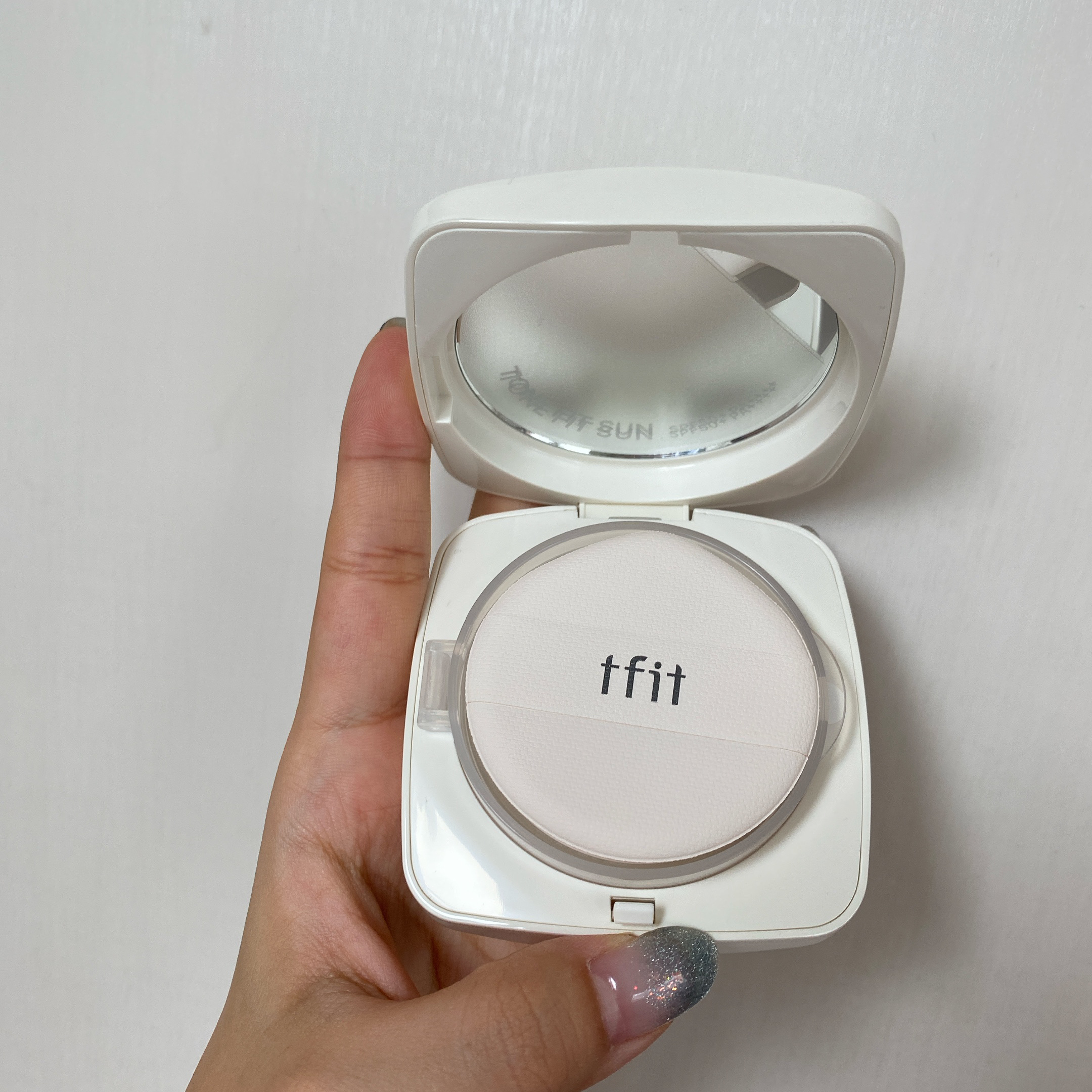 ベースフィットトーンアップサンクッション/TFIT/クッションファンデーションを使ったクチコミ（2枚目）