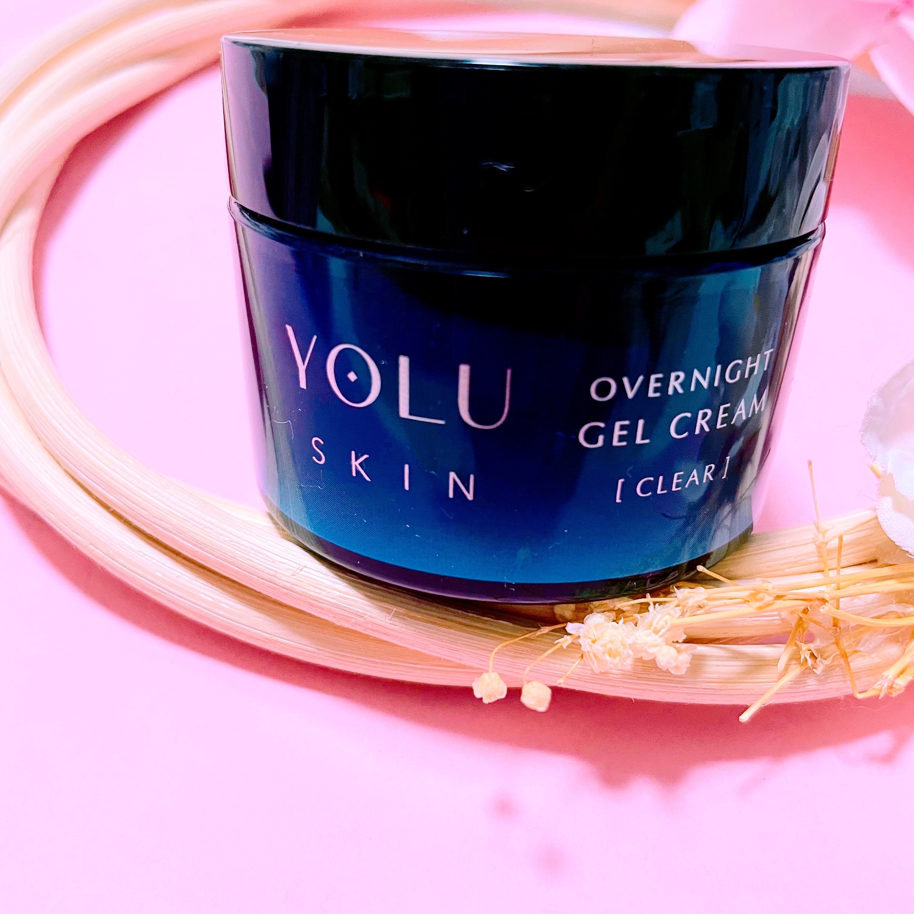 ヨル スキン オーバーナイトジェルクリーム クリア/YOLU/フェイスクリームを使ったクチコミ（1枚目）