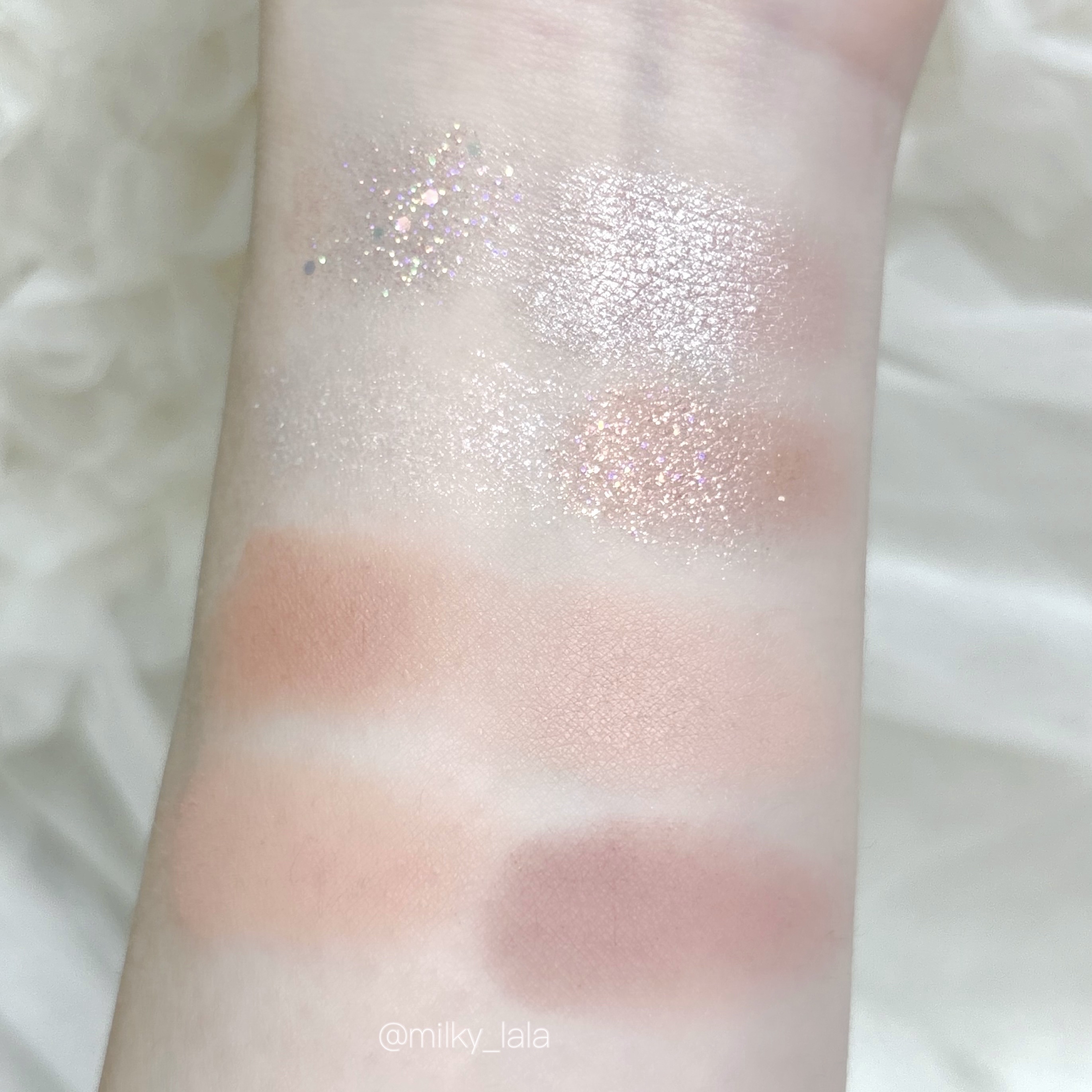 KM チャームアイシャドウパレット/Kyumme/アイシャドウパレットを使ったクチコミ（3枚目）