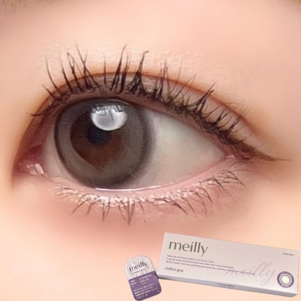 chiffon/meilly/ワンデー(1DAY)カラコンを使ったクチコミ(6枚目)